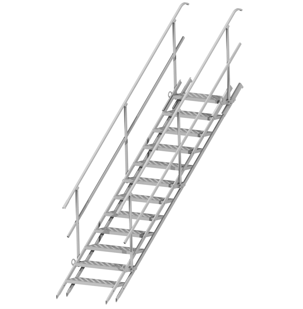 12 stupňové schody na stavby